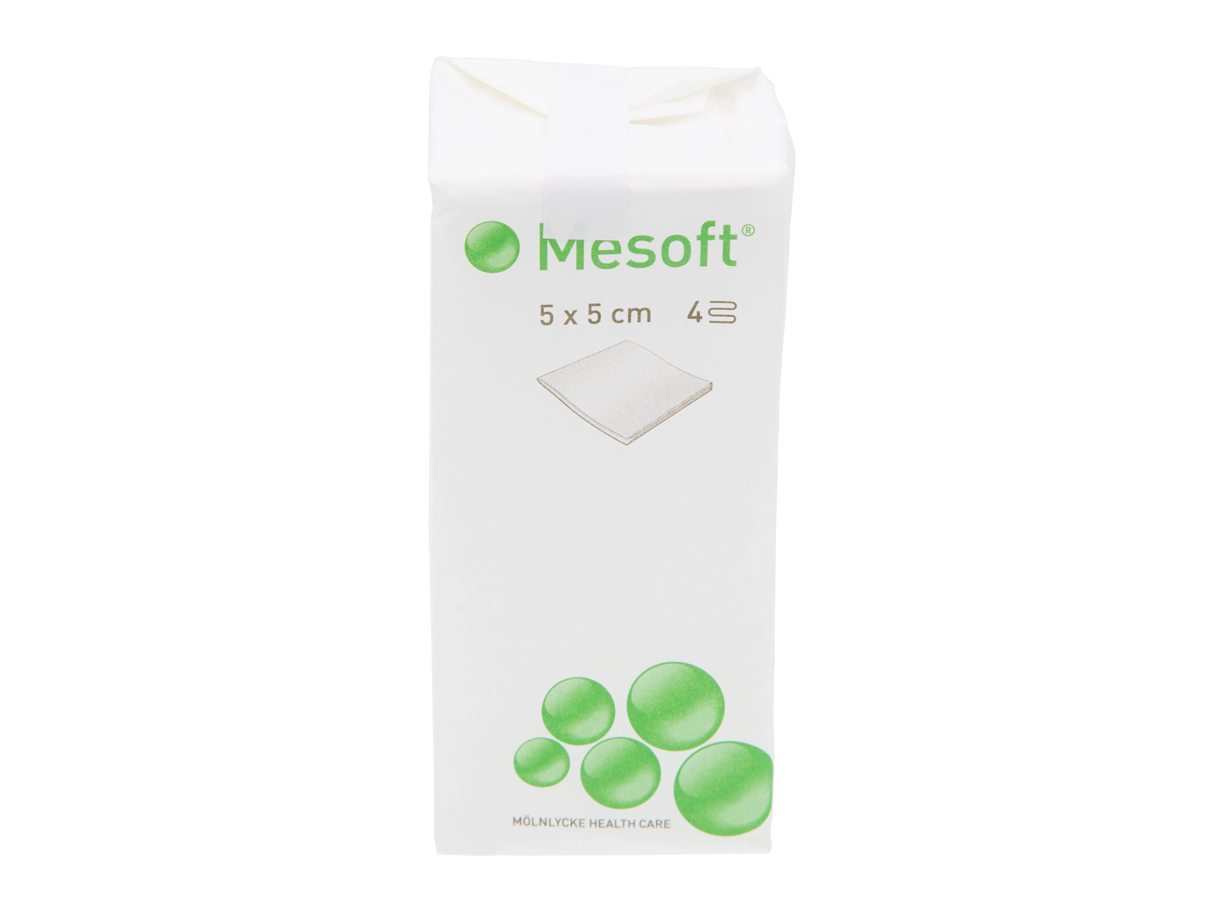 Mesoft Kompresser, Usteril, 5x5cm, 100 stk.