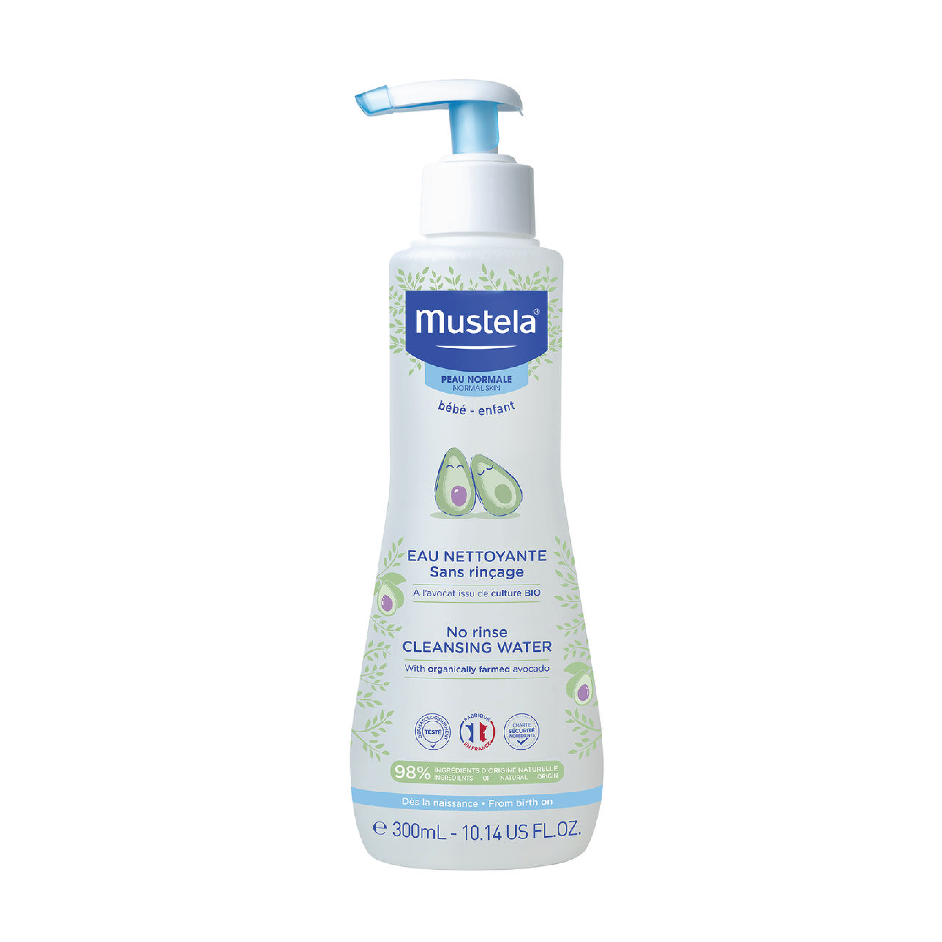 Mustela No Rinse Cleansing Water, 300 ml