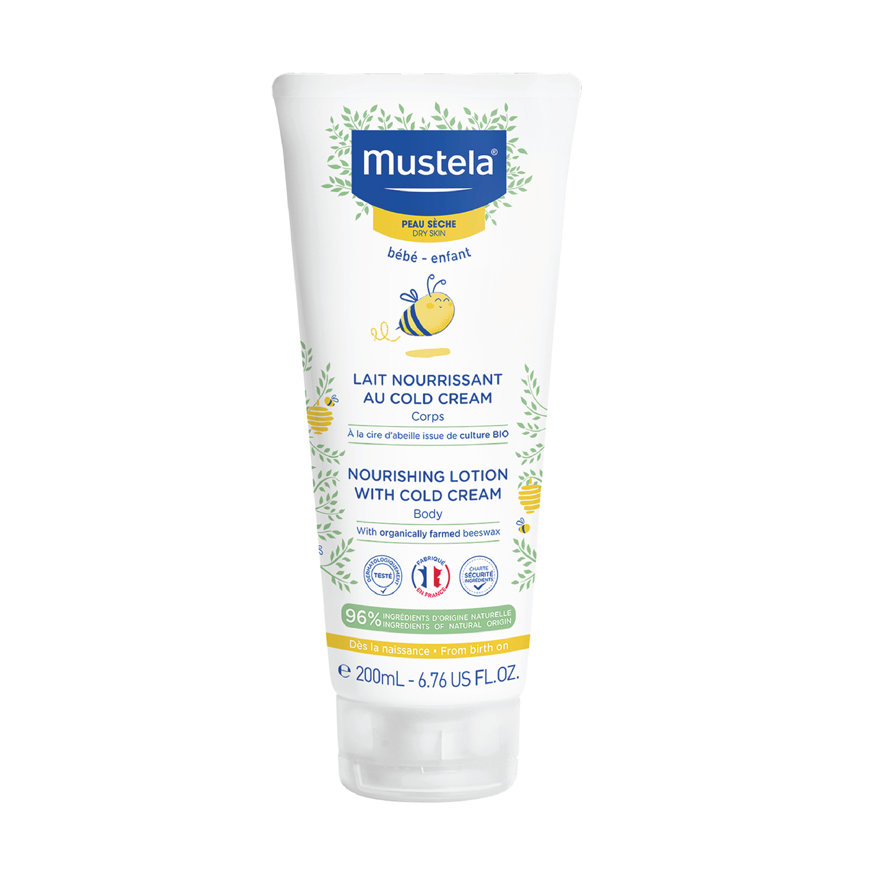 Mustela Nourishing Lotion w/ Cold Cream, 200 ml