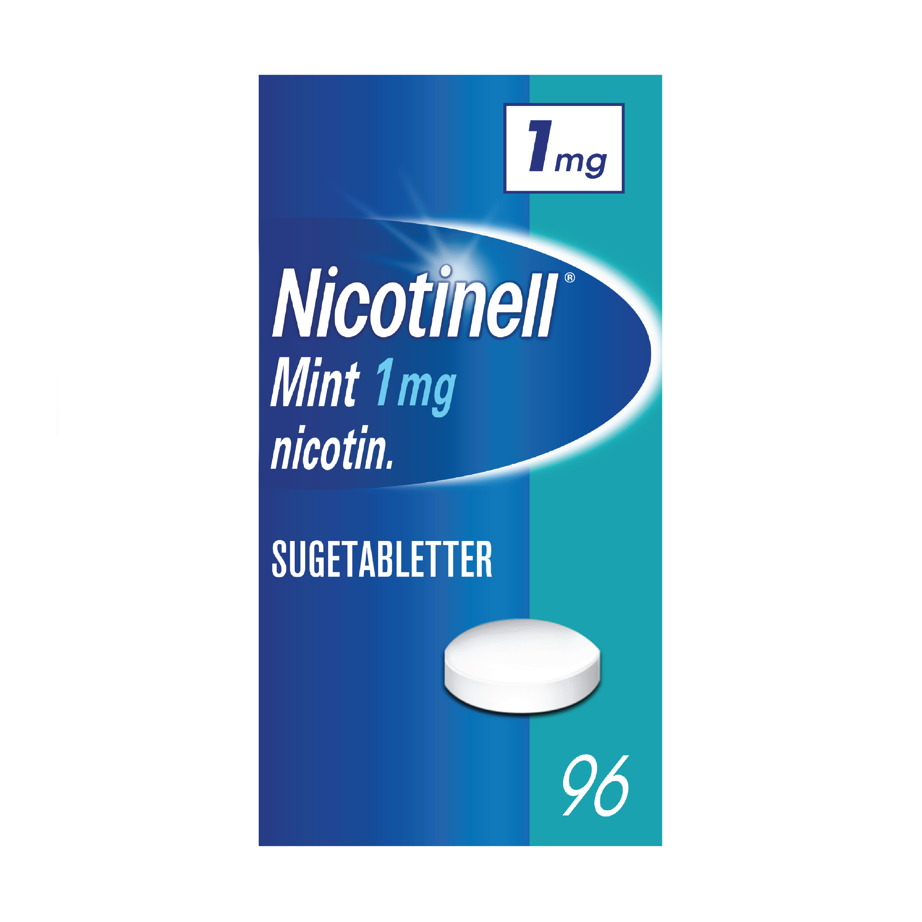 Nicotinell Sugetabletter 1mg, 96 stk.