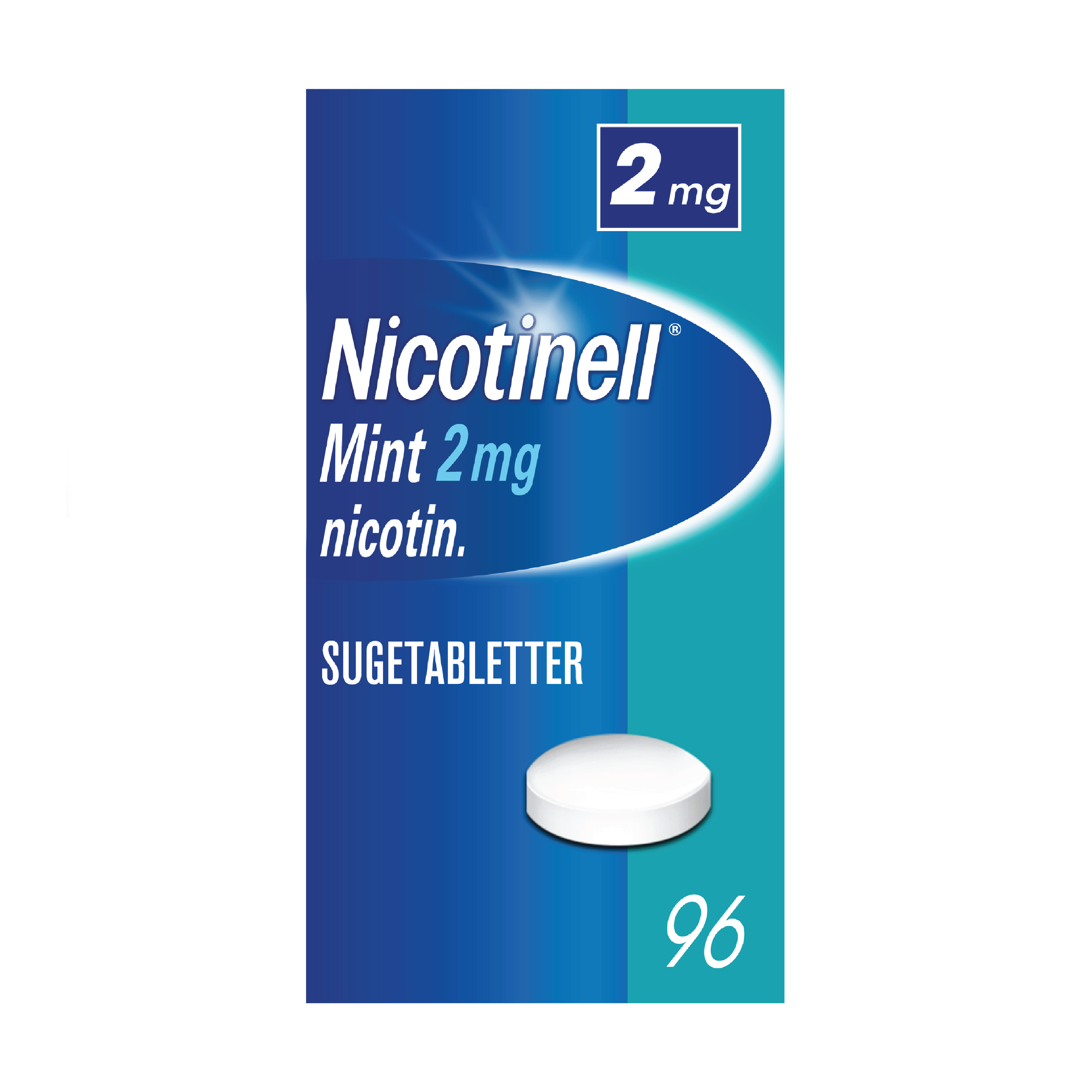 Nicotinell Sugetabletter 2mg, 96 stk.