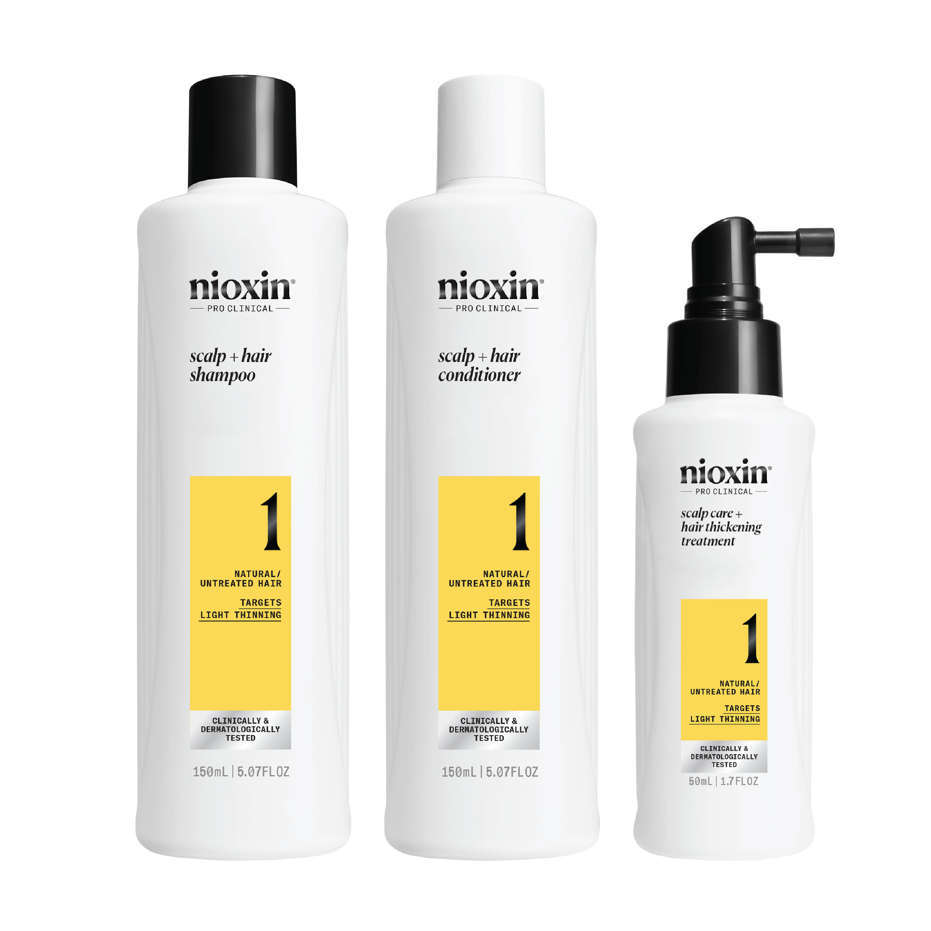 Nioxin System 1 Trial Kit, 1 sett