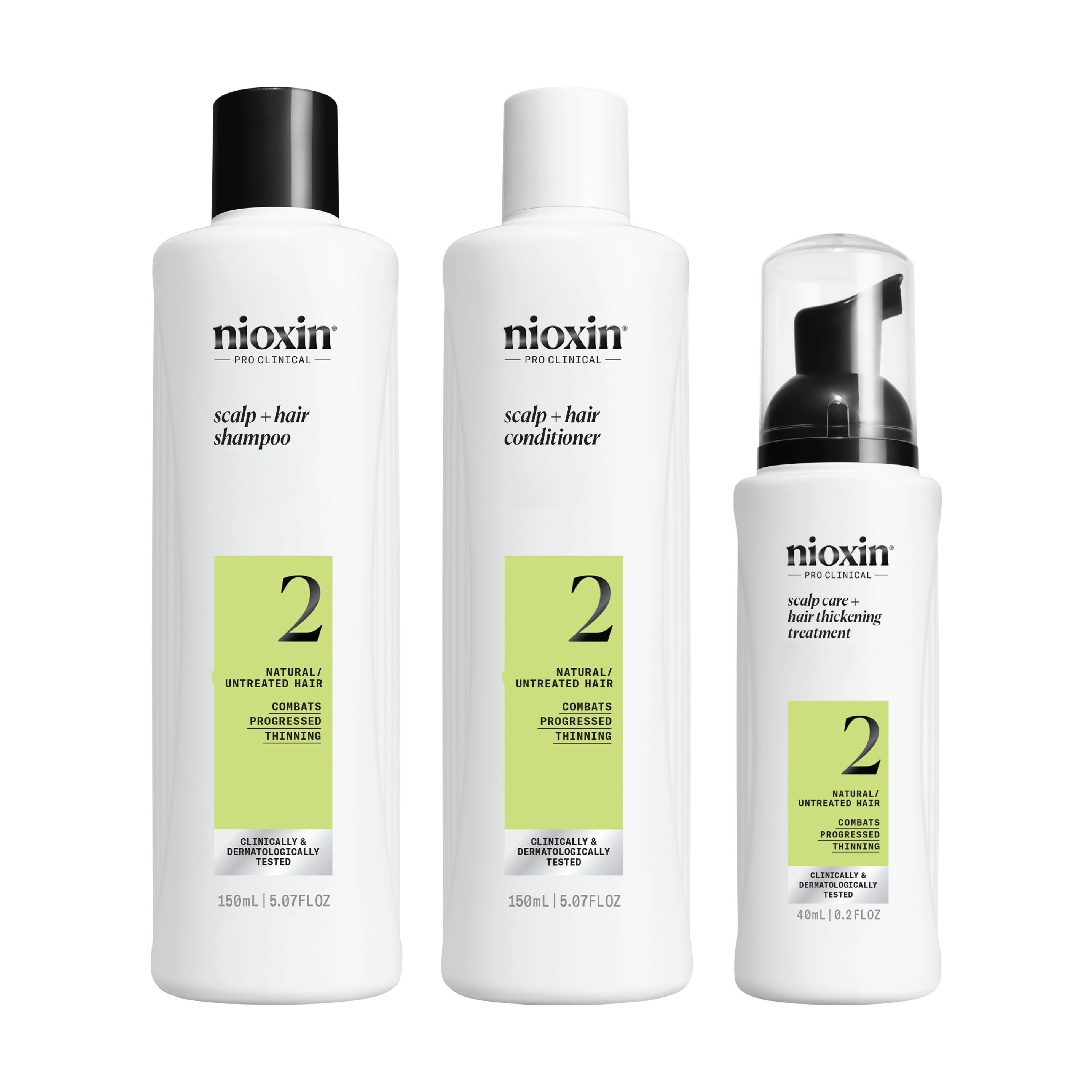 Nioxin System 2 Trial Kit, 1 sett