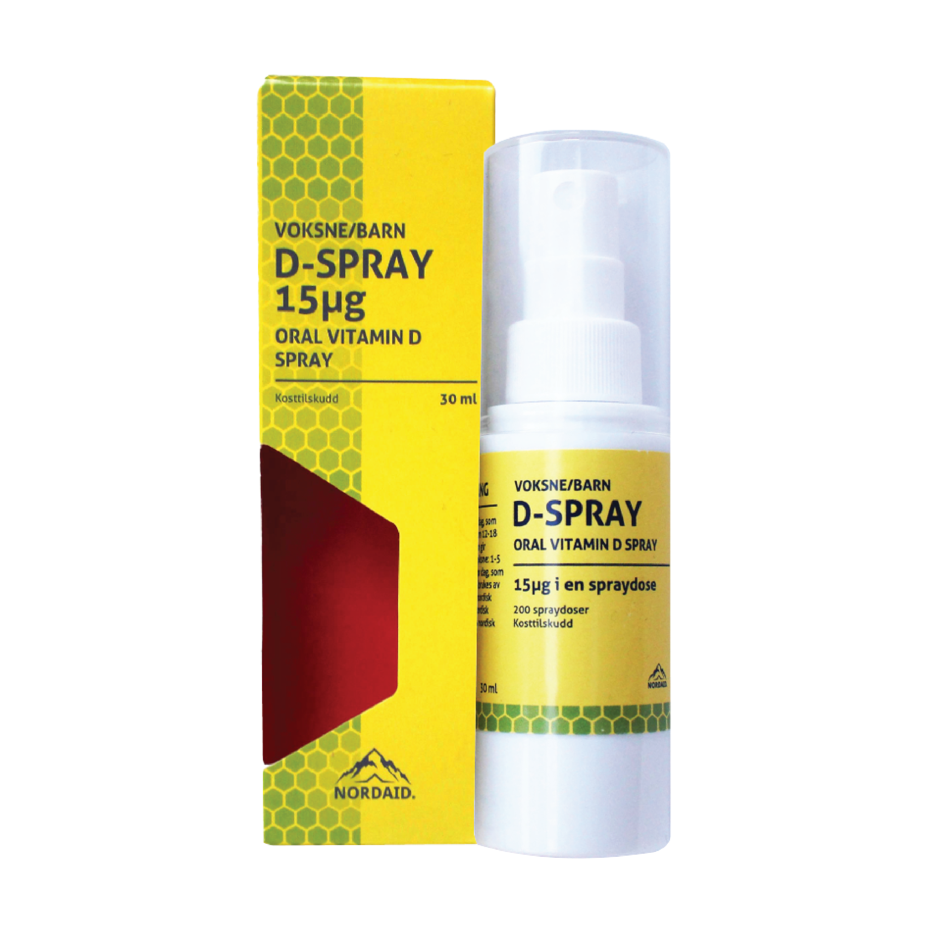 Nordaid D-Spray 15 µg Munnspray, 30 ml