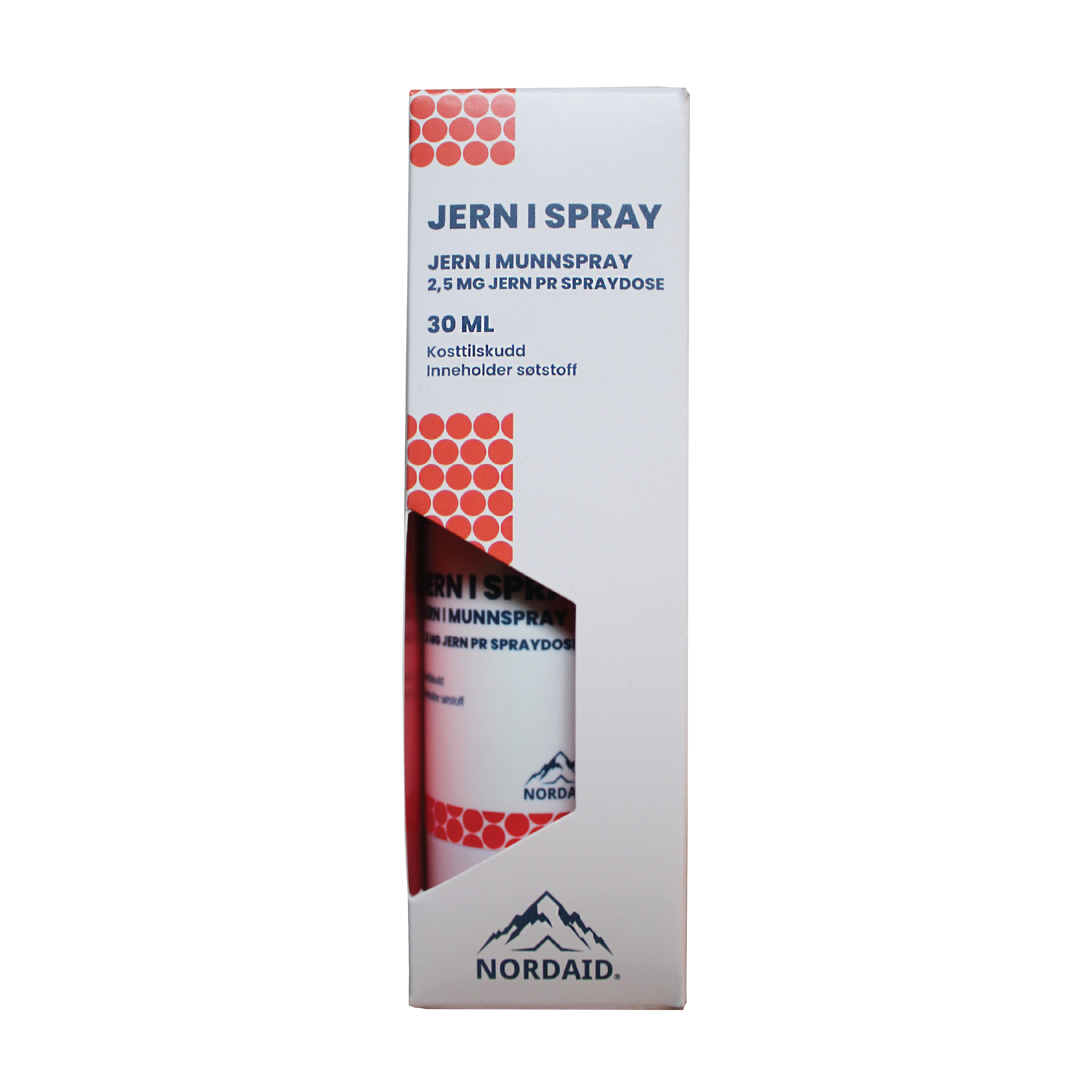 Nordaid Jern i Spray Munnspray, 30 ml