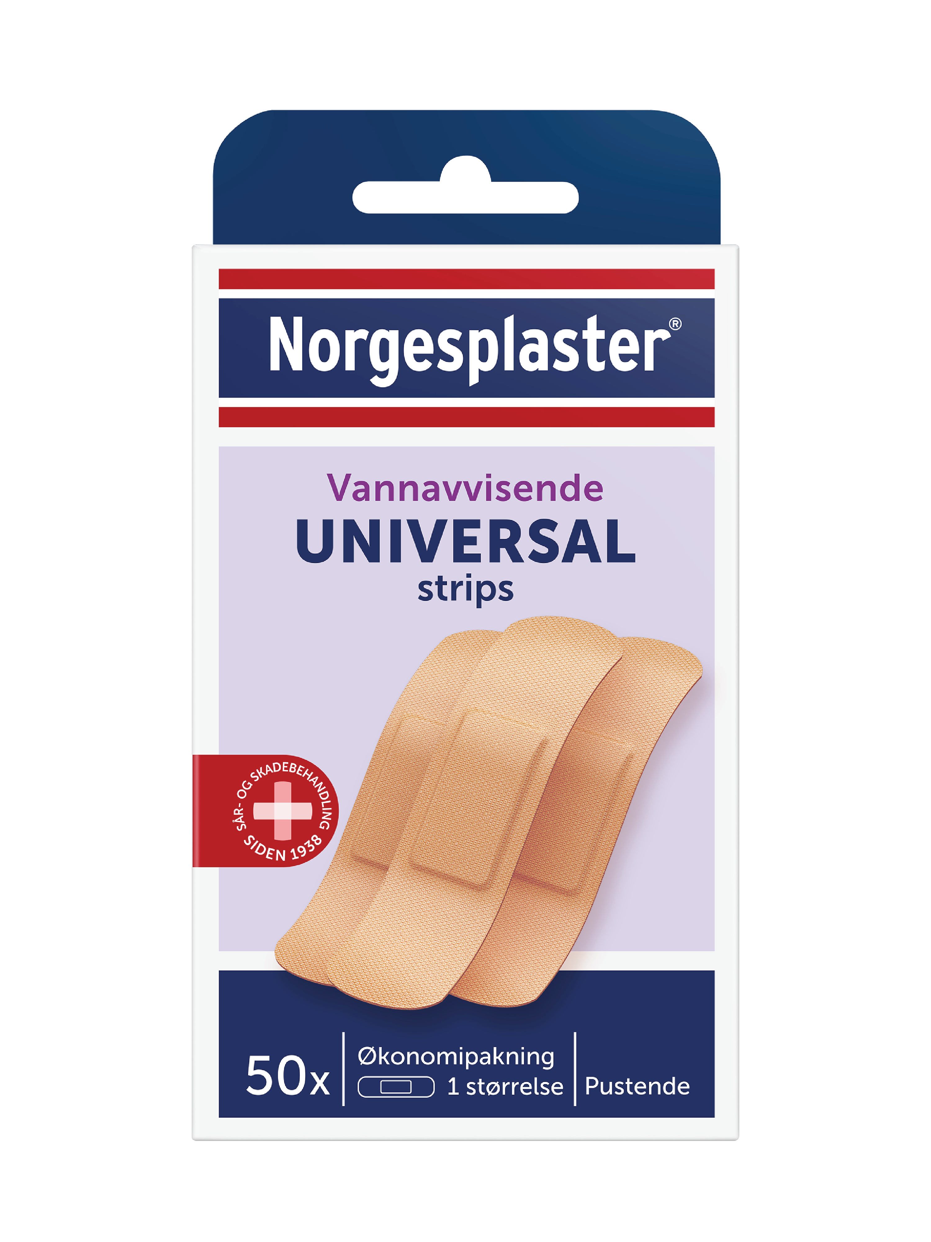 Norgesplaster Universal strips, 50 stk.