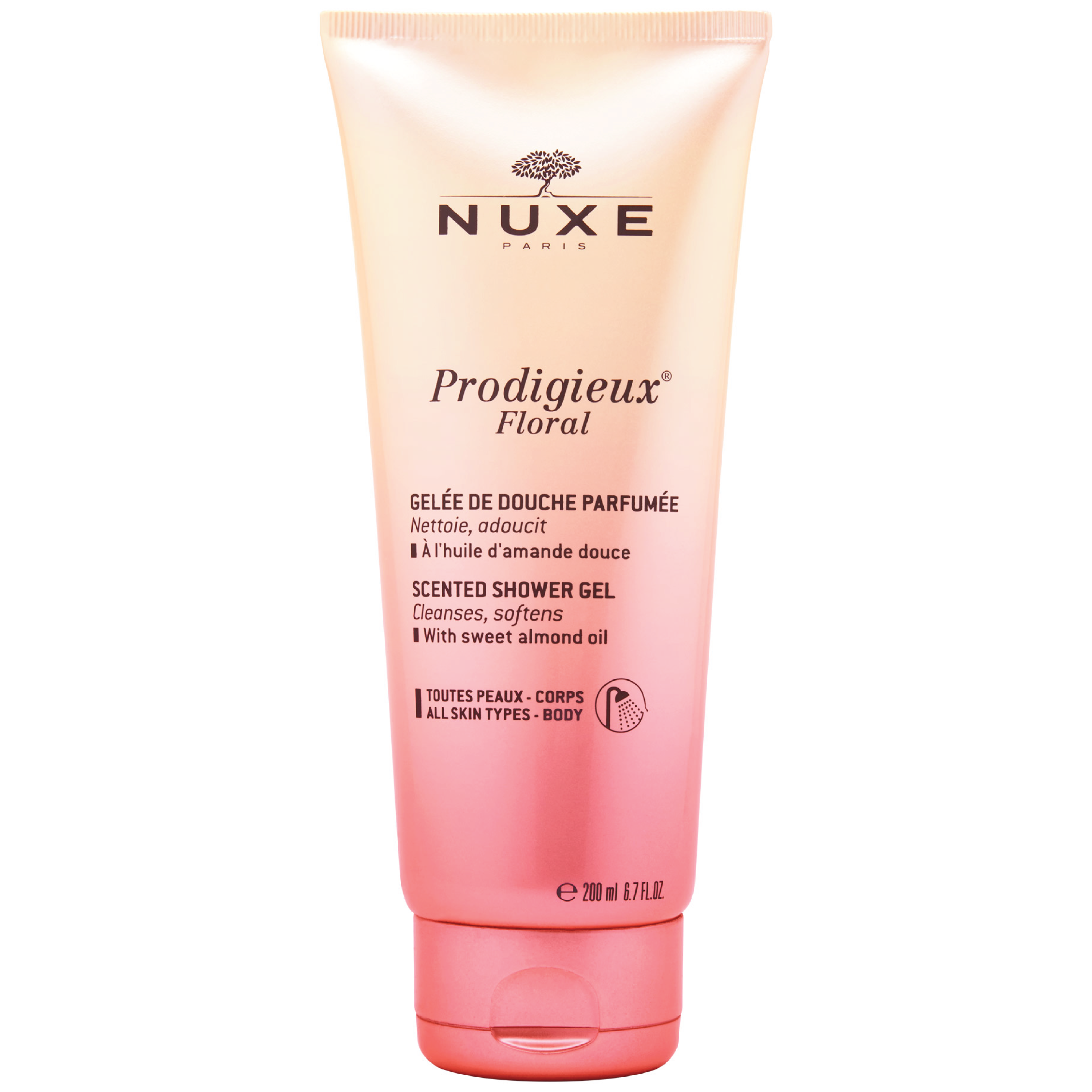 NUXE Prodigieux Floral Scented Shower Gel, 200 ml