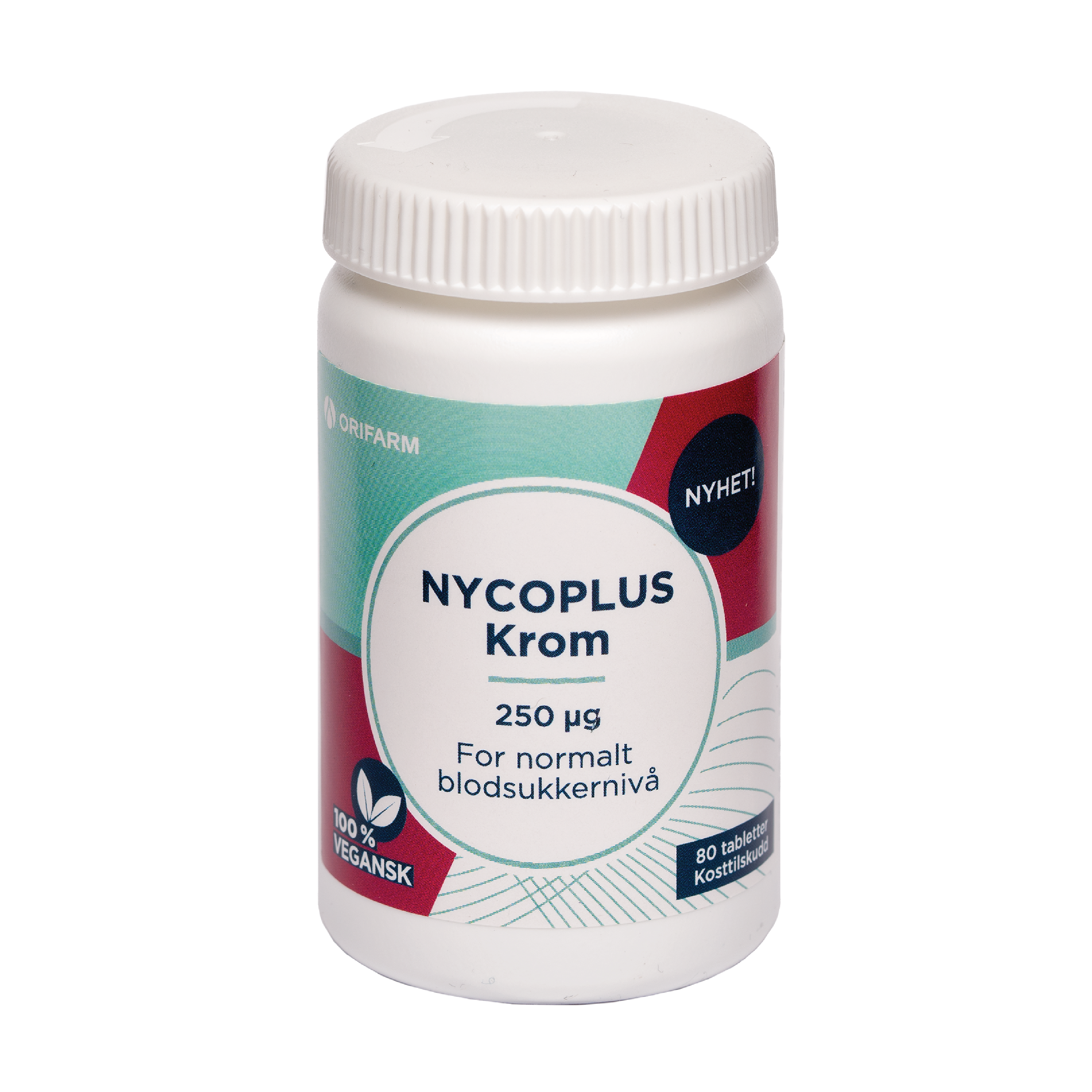 Nycoplus 250 µg krom tabletter, 80 stk.