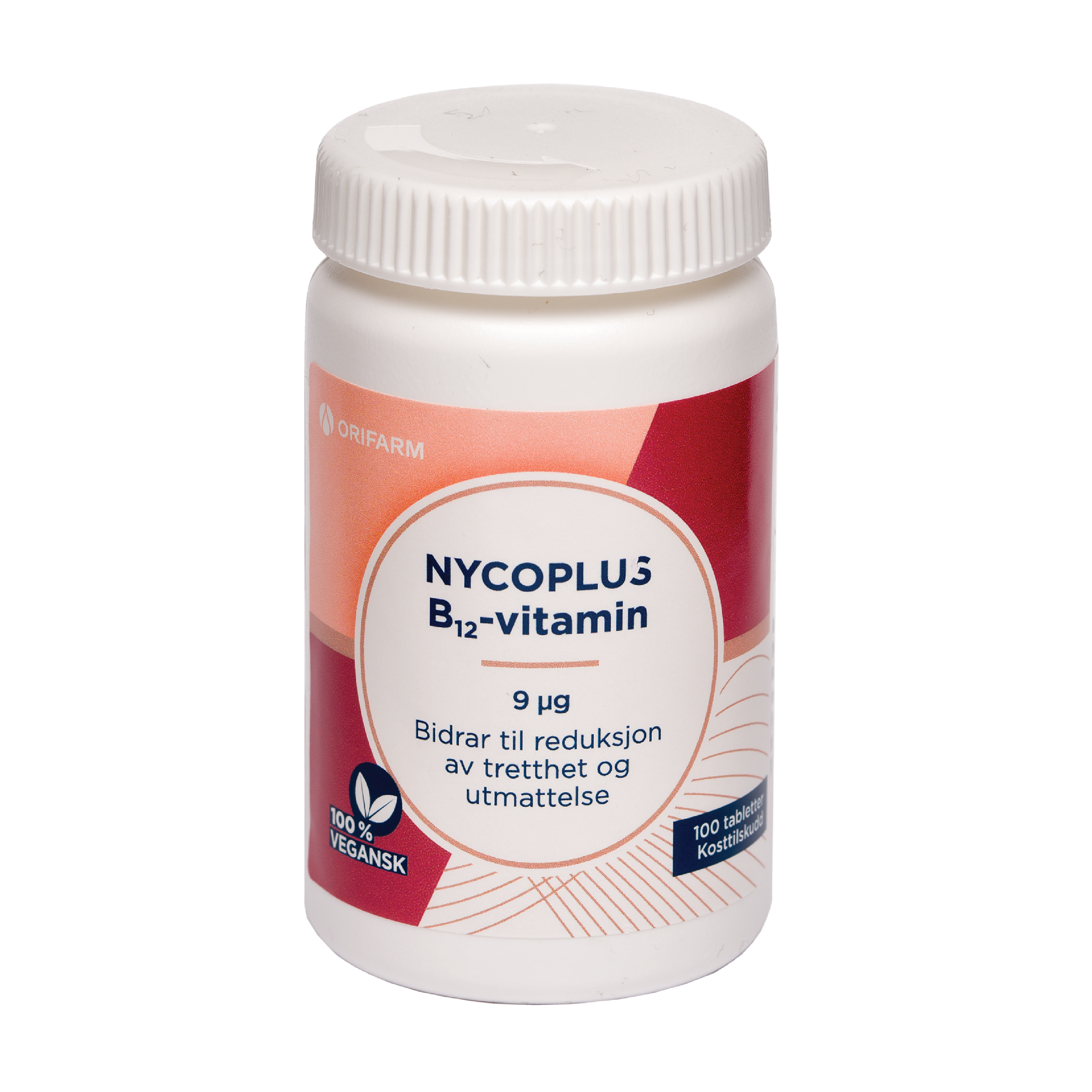 Nycoplus B12-vitamin 9 µg, 100 tabletter