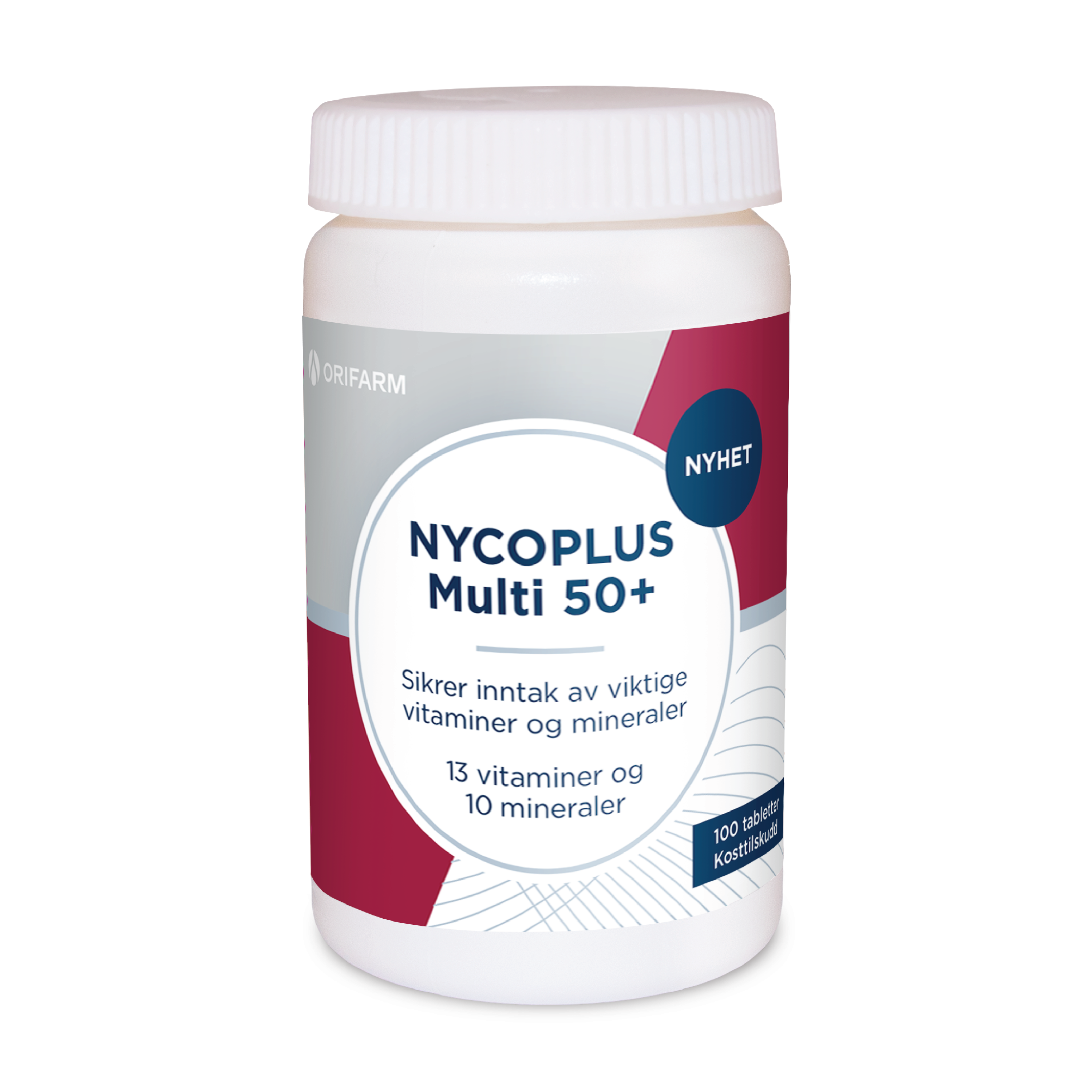 Nycoplus Multi 50+ tabletter, 100 stk.