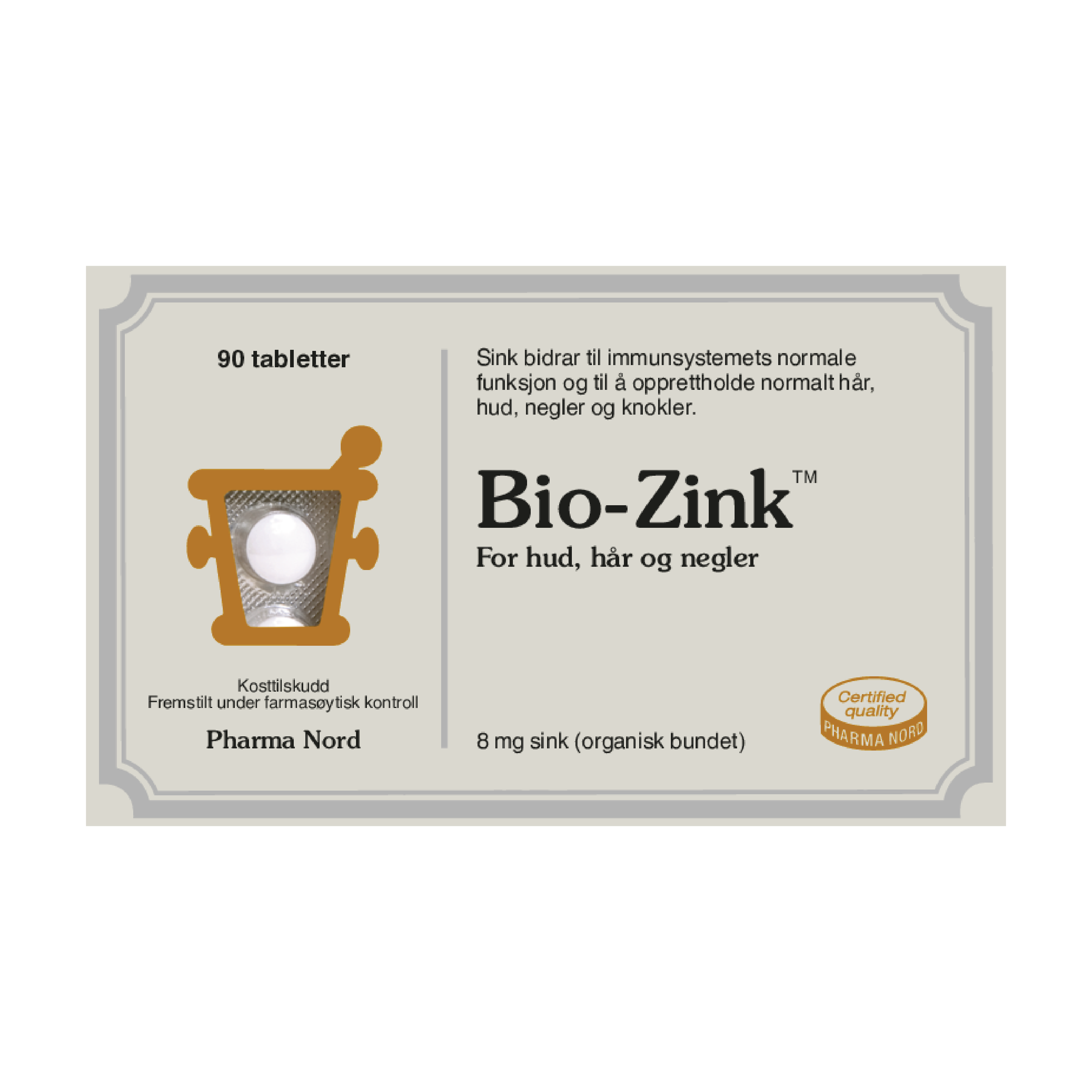 Pharma Nord Bio-Zink tabletter, 90 stk.