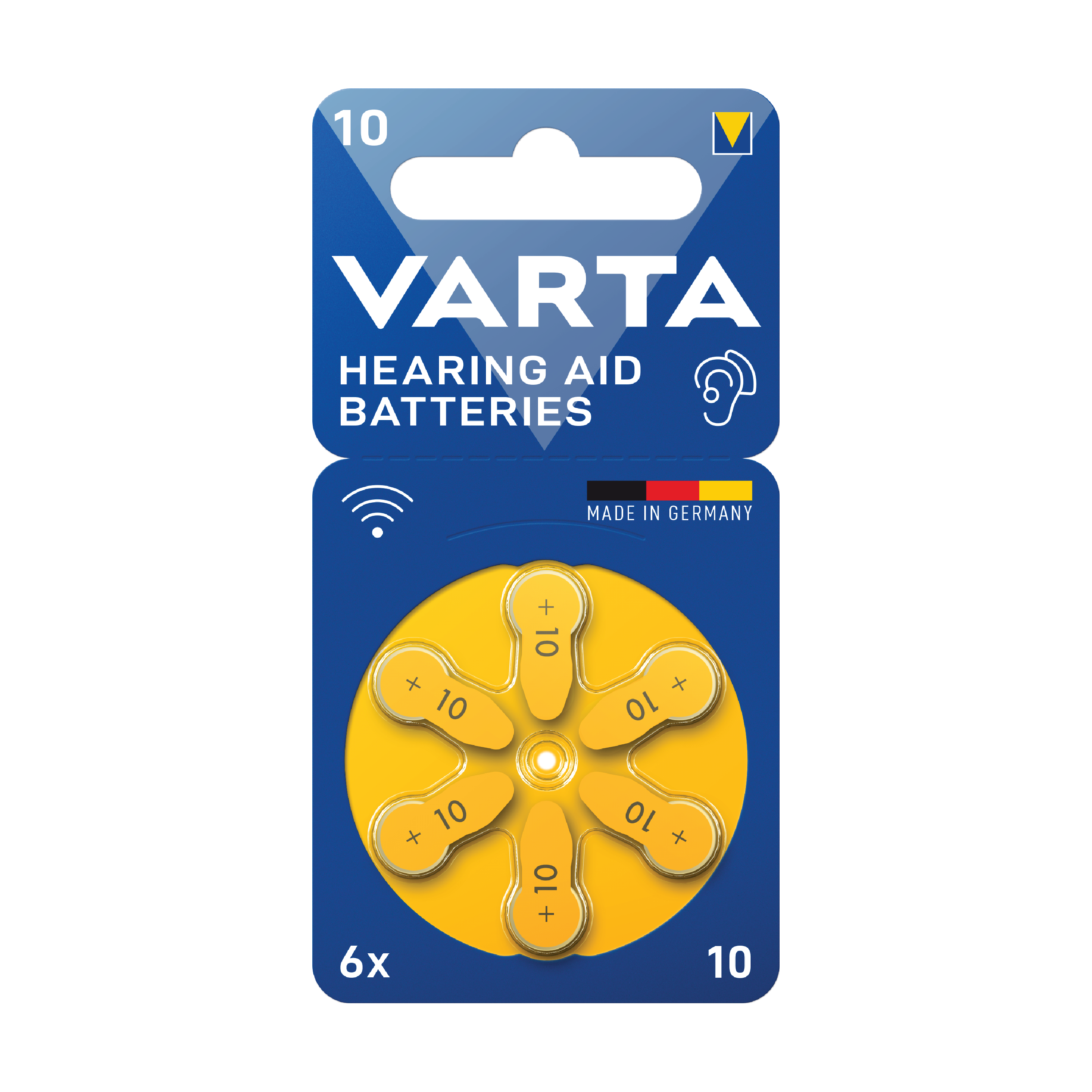 Varta Batteri høreapparat V10, 6 stk.