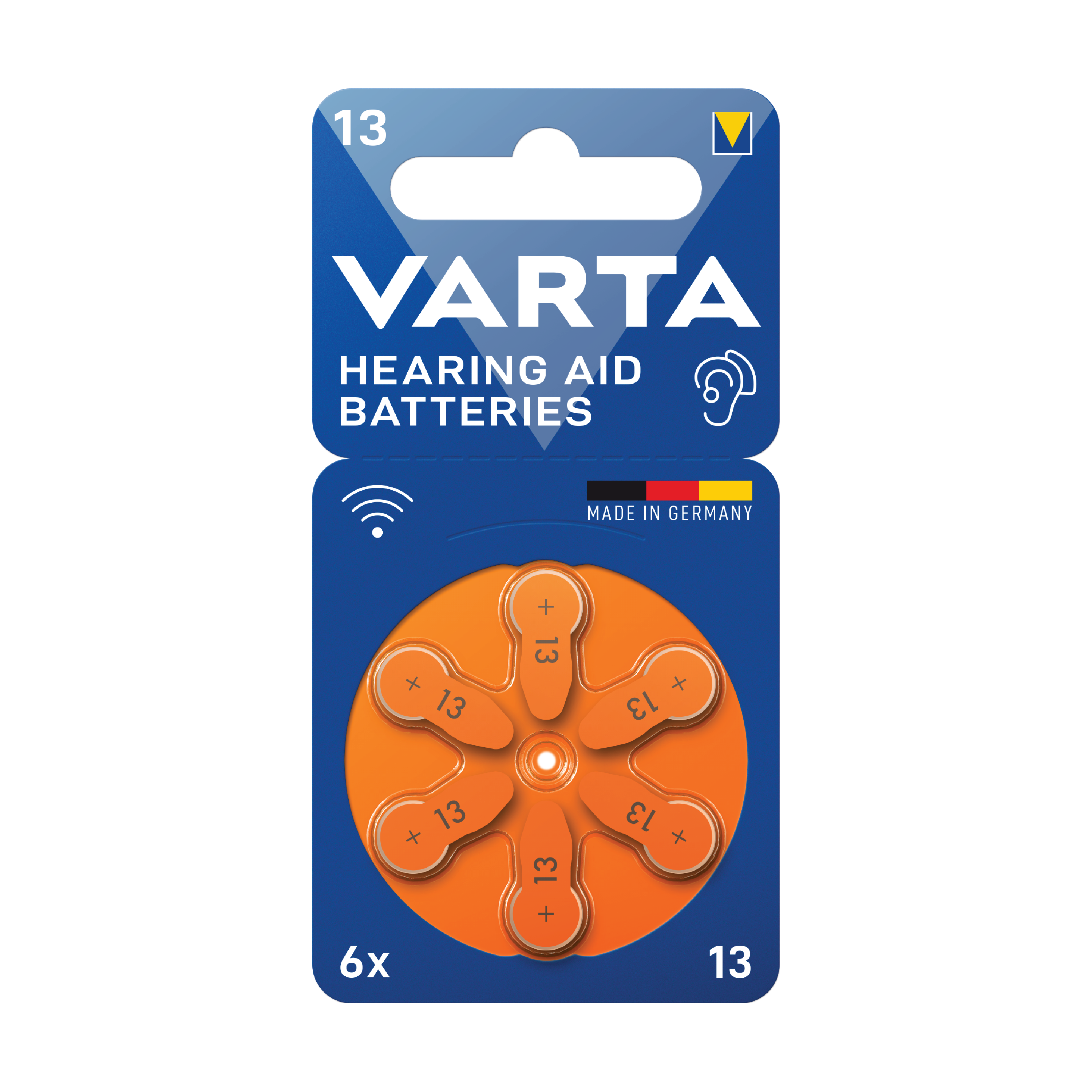 Varta Batteri høreapparat V13, 6 stk.