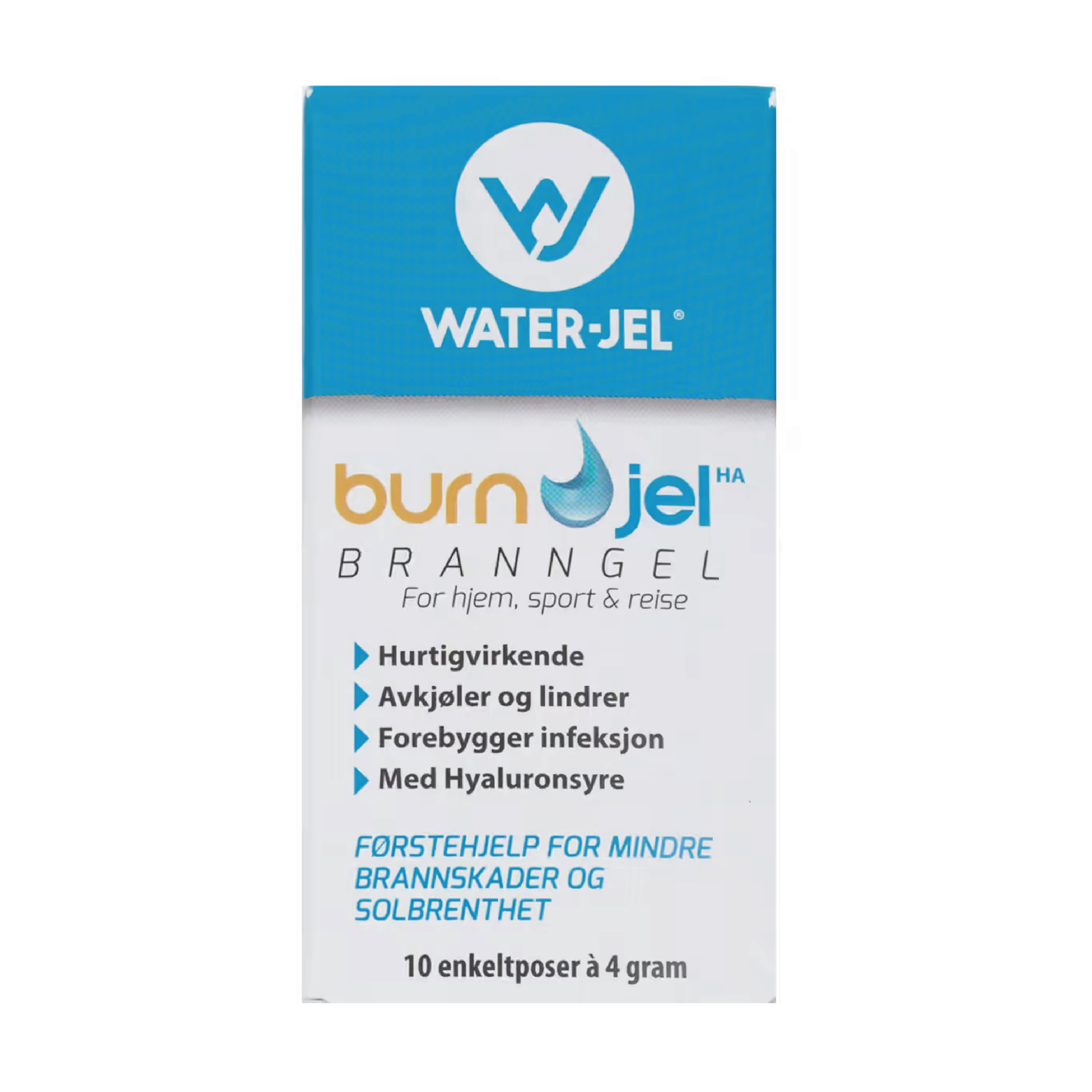 Waterjel Water-Jel Branngel, 10 x 4 g