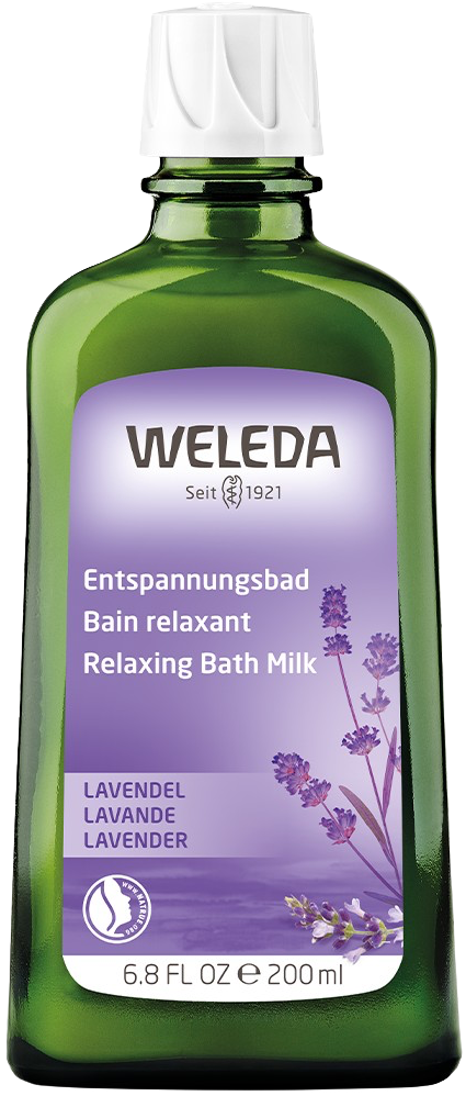 Weleda Lavender Relaxing Bath Milk, 200 ml