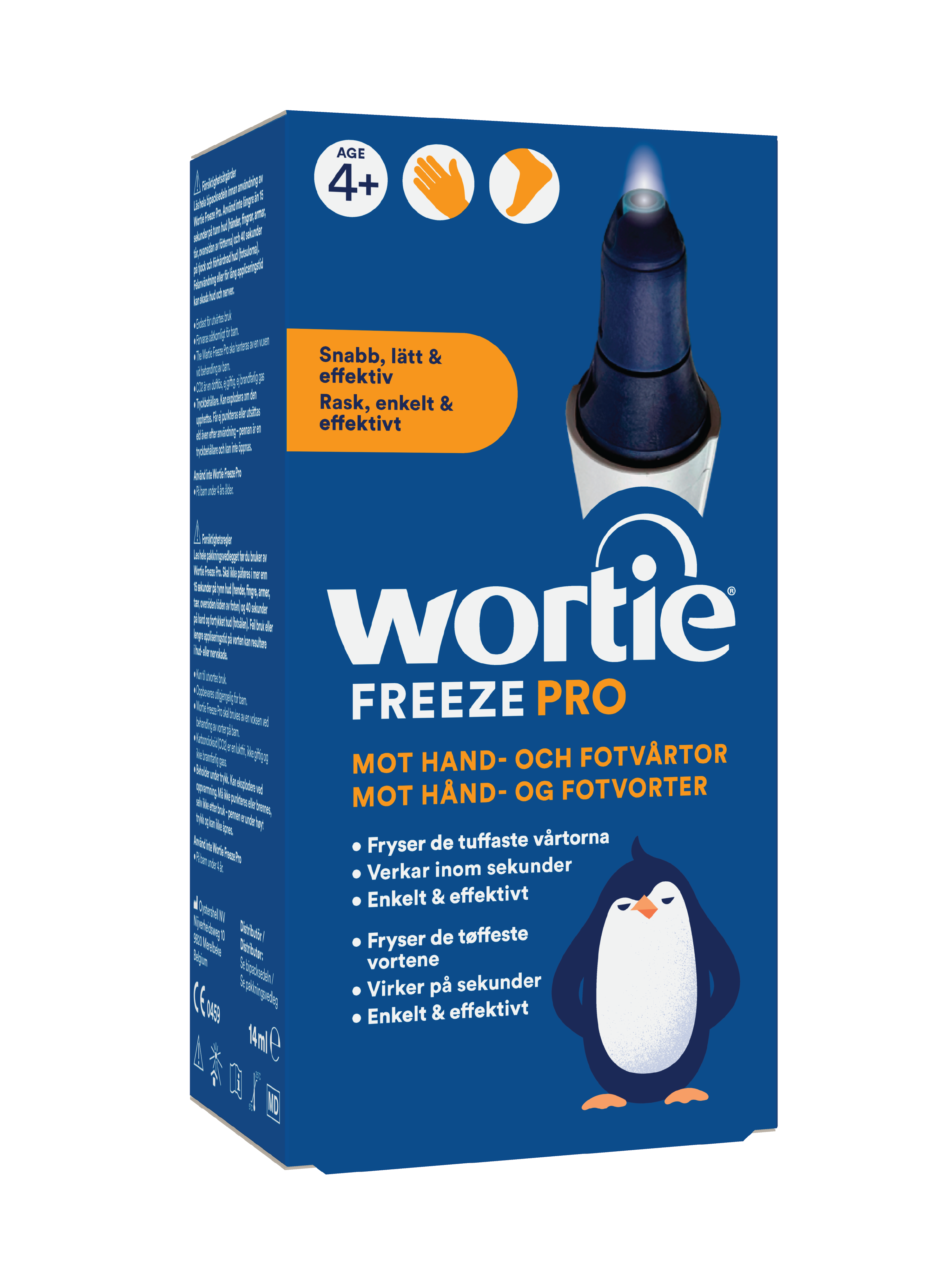 Wortie Freeze Pro Vortefjerner, 14 ml