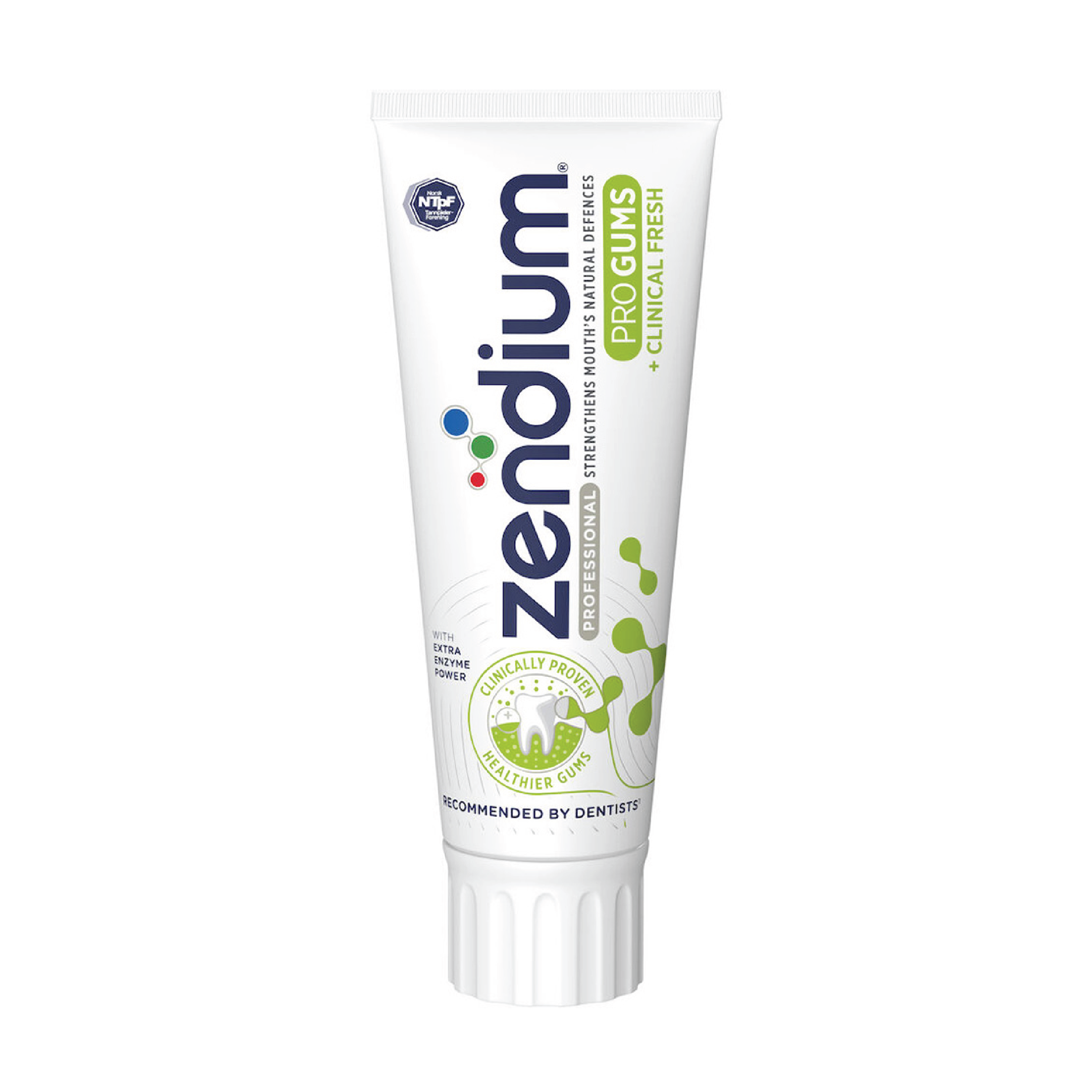 Zendium PROGUMS + Clinical Fresh Tannkrem, 75 ml